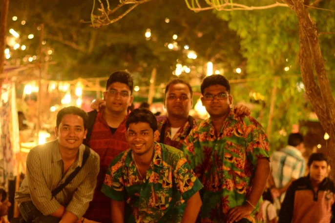 Gang in Market Lights