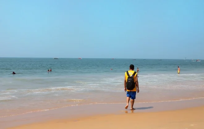 Treading on Seashore