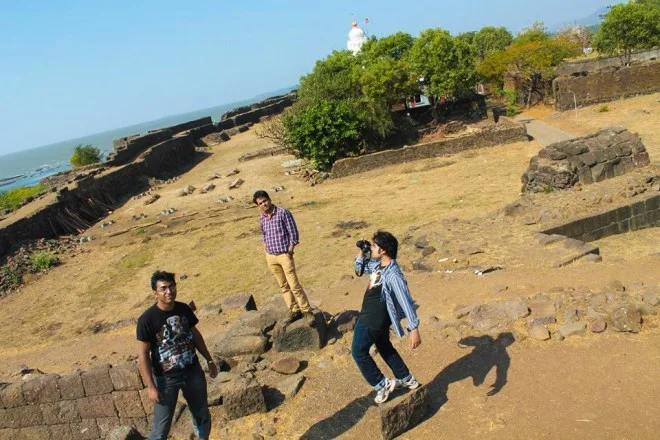Birds eye view of Fort Edge