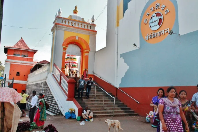 Staircase up to the main Entrance