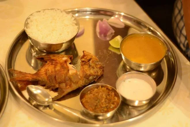 Konkani Dish with marine Fish