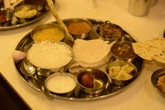 Assorted Thali for The Vegeterians